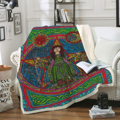 Gearhumans 3D Hedgewitch Pentagram Custom Blanket - Image 5