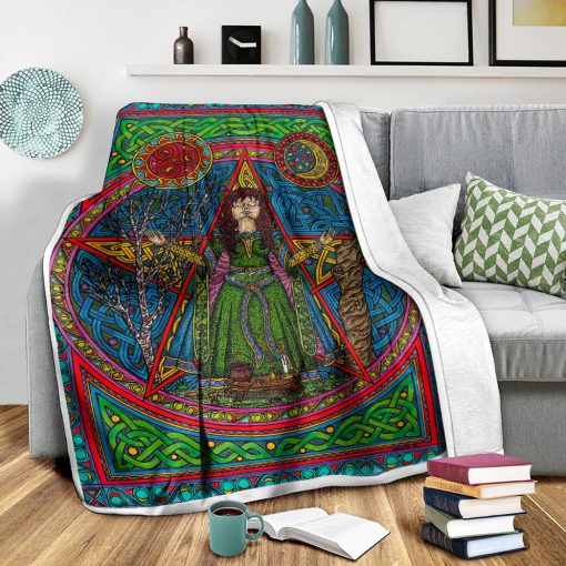Gearhumans 3D Hedgewitch Pentagram Custom Blanket - Image 4