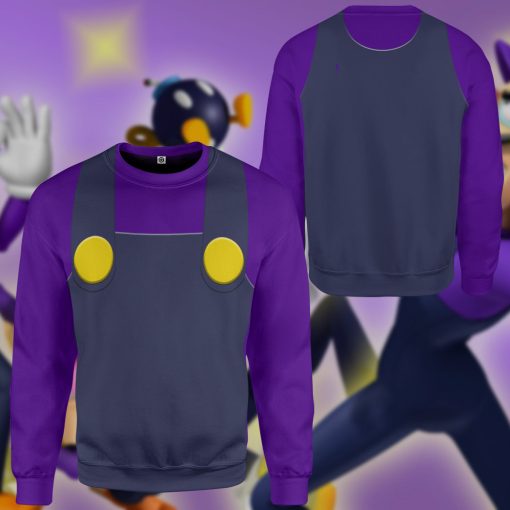 Gearhumans 3D Waluigi Custom Tshirt Hoodie Apparel - Image 15
