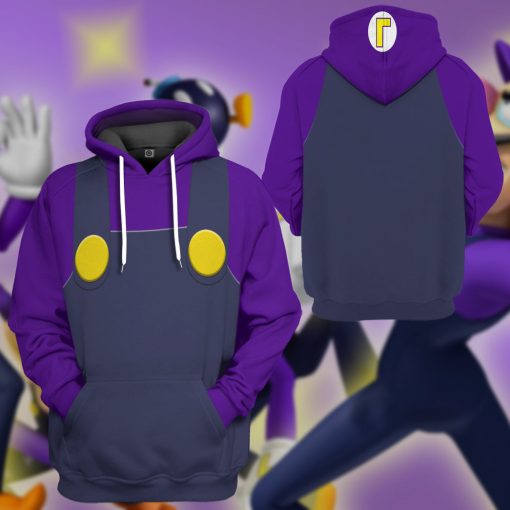 Gearhumans 3D Waluigi Custom Tshirt Hoodie Apparel - Image 12
