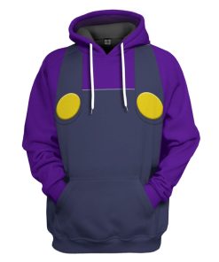 Gearhumans 3D Waluigi Custom Tshirt Hoodie Apparel