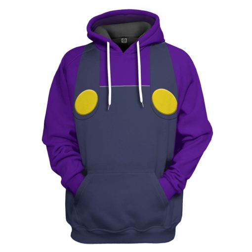 Gearhumans 3D Waluigi Custom Tshirt Hoodie Apparel