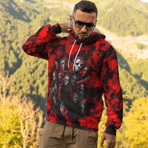 Gearhumans 3D Horror Characters Squad Custom Tshirt Hoodie Apparel - Image 14