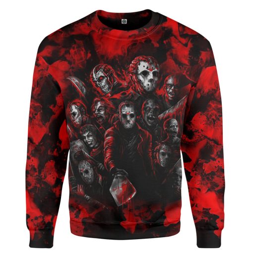 Gearhumans 3D Horror Characters Squad Custom Tshirt Hoodie Apparel - Image 2