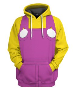 Gearhumans 3D Wario Custom Tshirt Hoodie Apparel