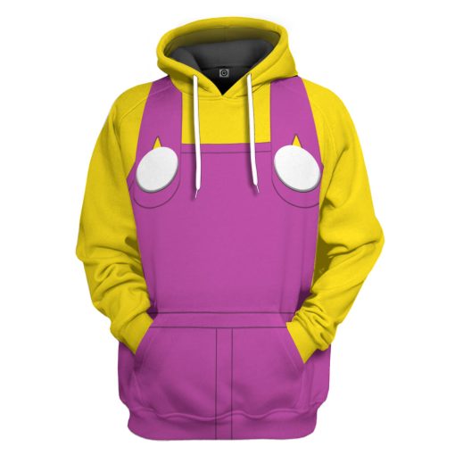 Gearhumans 3D Wario Custom Tshirt Hoodie Apparel