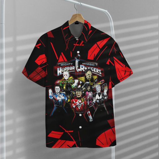 Gearhumans 3D Horror Rangers Custom Hawaii Shirt - Image 6