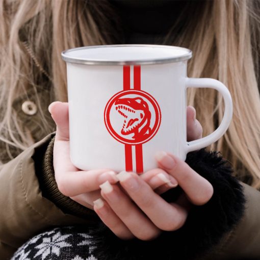 Gearhumans 3D PRMM Red Ranger Custom Name Camping Mug - Image 7