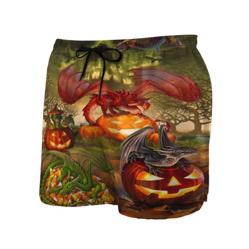 Gearhumans 3D Spooky Dragon Halloween Custom Hawaiian Shirt - Image 9