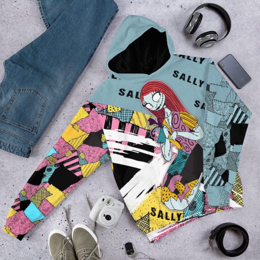 Gearhumans 3D Sally Skellington The Nightmare Before Christmas Custom Tshirt Hoodie Apparel - Image 5