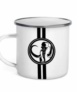 Gearhumans 3D PRMM Black Ranger Custom Name Camping Mug