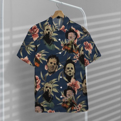 Gearhumans 3D Horror Movies Custom Hawaii Shirt
