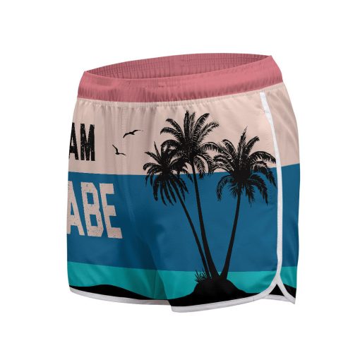 Gearhumans 3D Couple Matching I Am Babe Custom Women Beach Shorts - Image 3