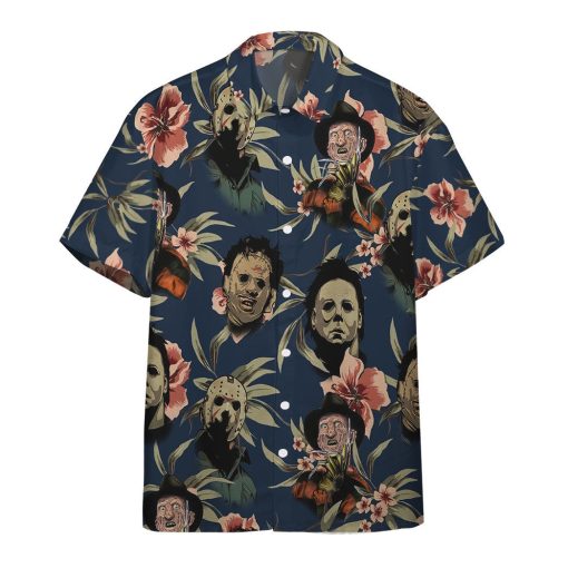 Gearhumans 3D Horror Movies Custom Hawaii Shirt