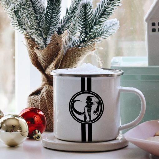 Gearhumans 3D PRMM Black Ranger Custom Name Camping Mug - Image 6