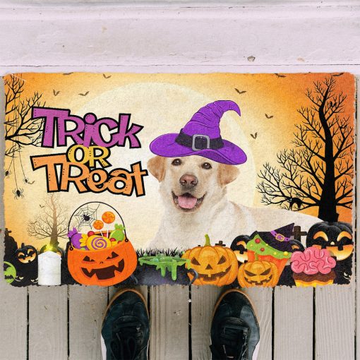 Gearhumans 3D Labrador Retriever Halloween Custom Doormat 5 Gearhumans 3D Labrador Retriever Halloween Custom Doormat - Image 4