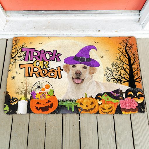 Gearhumans 3D Labrador Retriever Halloween Custom Doormat 4 Gearhumans 3D Labrador Retriever Halloween Custom Doormat - Image 3