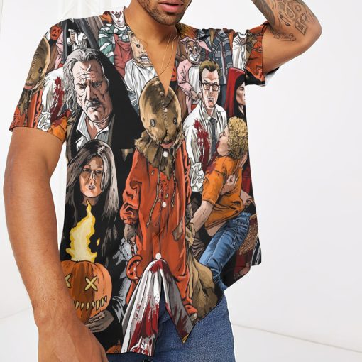Gearhumans 3D Halloween Is Coming Custom Hawaii Shirt
