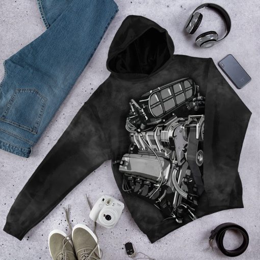 Gearhumans 3D Car Engine Custom Tshirt Hoodie Apparel