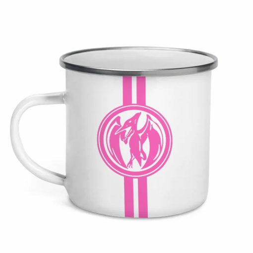 Gearhumans 3D PRMM Pink Ranger Custom Name Camping Mug