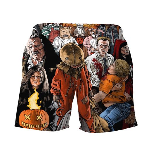 Gearhumans 3D Halloween Is Coming Custom Men Shorts