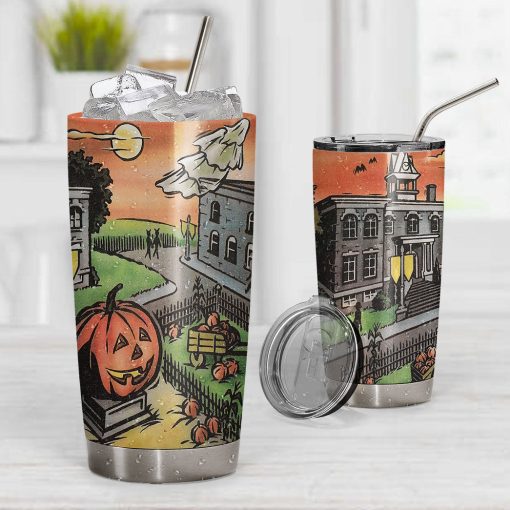 Gearhumans 3D Halloween Town Custom Tumbler