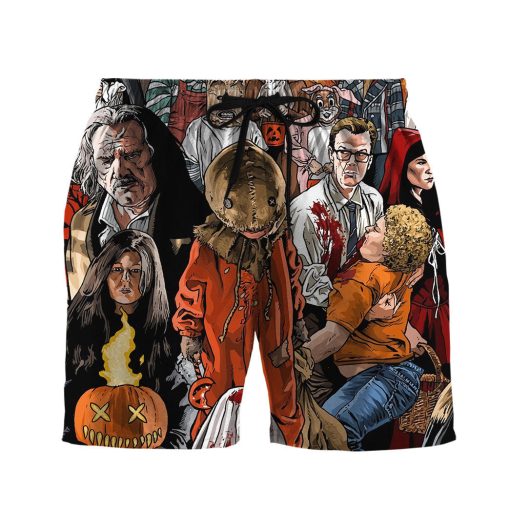 Gearhumans 3D Halloween Is Coming Custom Men Shorts