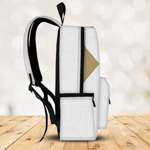 Gearhumans 3D White Ranger Custom Name Backpack - Image 6