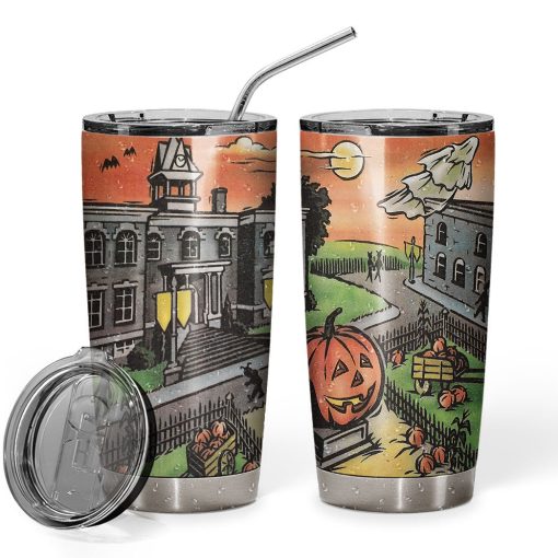 Gearhumans 3D Halloween Town Custom Tumbler
