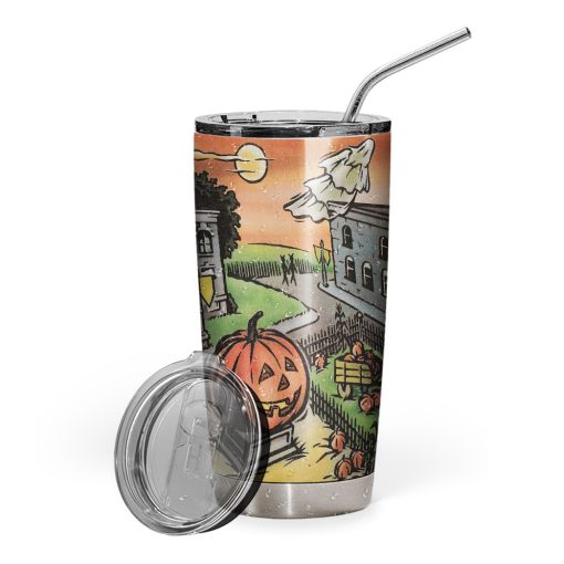 Gearhumans 3D Halloween Town Custom Tumbler