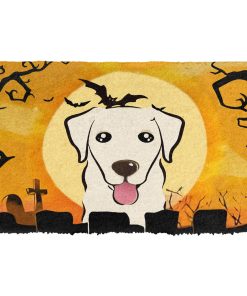 Gearhumans 3D Golden Retriever Halloween Custom Doormat