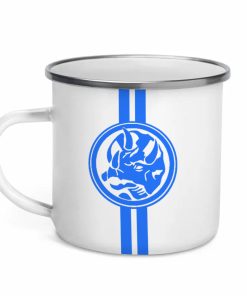 Gearhumans 3D PRMM Blue Ranger Custom Name Camping Mug