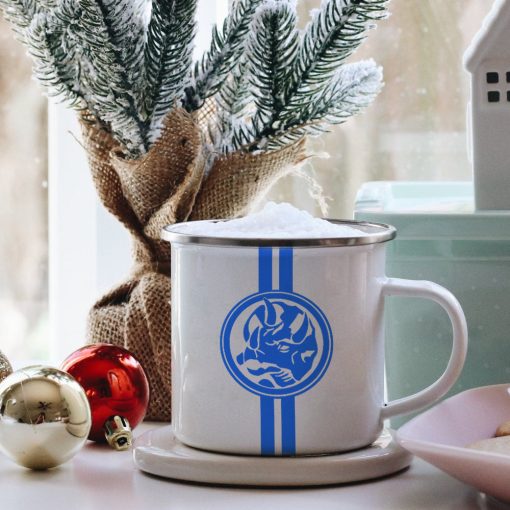 Gearhumans 3D PRMM Blue Ranger Custom Name Camping Mug - Image 6