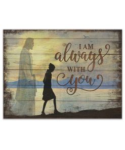 Gearhumans 3D I Am Always With You Jesus Custom Canvas