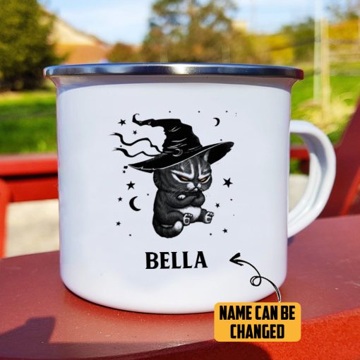 Gearhumans 3D Buckle Up Buttercup You Just Flipped My Witch Switch Custom Name Camping Mug - Image 2