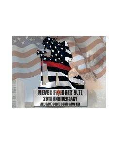 Gearhumans 3D Firefighter Patriot Day Never Forget Custom Yard Sign