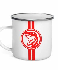 Gearhumans 3D PRMM Red Ranger Custom Name Camping Mug