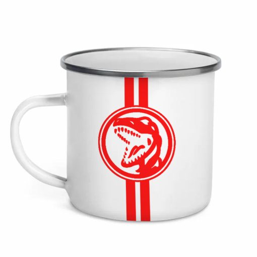 Gearhumans 3D PRMM Red Ranger Custom Name Camping Mug