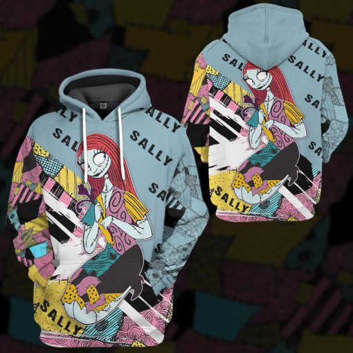 Gearhumans 3D Sally Skellington The Nightmare Before Christmas Custom Tshirt Hoodie Apparel - Image 11