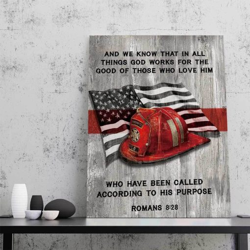 Gearhumans 3D Patriot Day Firefighter Custom Canvas