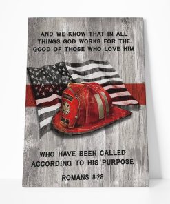 Gearhumans 3D Patriot Day Firefighter Custom Canvas