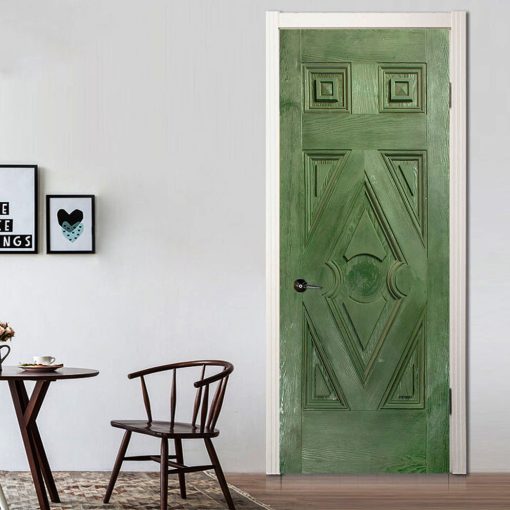 Gearhumans 3D The Haunted Maison Corridor Of Doors Custom Doorsticker