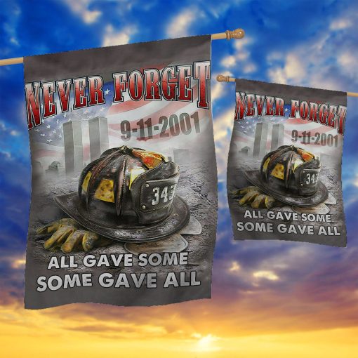 Gearhumans 3D Patriot Day Never Forget Firefighter Custom Flag 10 Gearhumans 3D Patriot Day Never Forget Firefighter Custom Flag