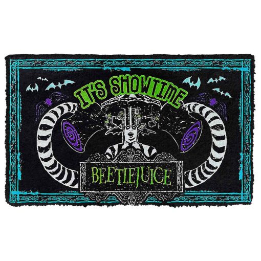 Gearhumans 3D Its Show Time Beetlejuice Custom Doormat