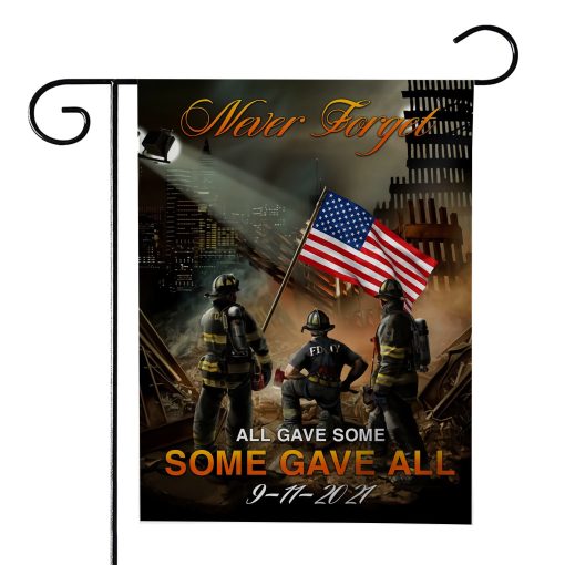 Gearhumans 3D Firefighter Patriot Day Custom Flag