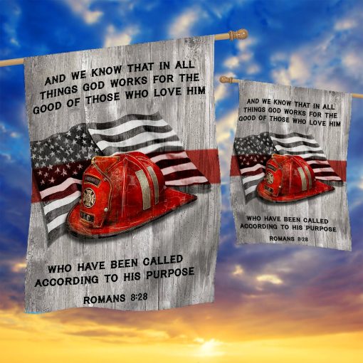 Gearhumans 3D Patriot Day Firefighter Custom Flag
