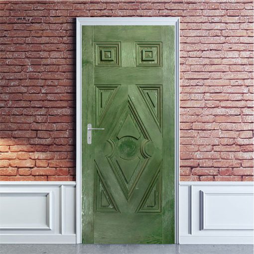 Gearhumans 3D The Haunted Maison Corridor Of Doors Custom Doorsticker
