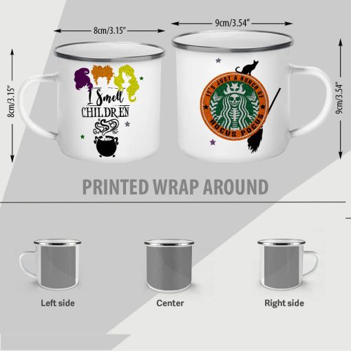 Gearhumans 3D I Smell Children SB Halloween Custom Camping Mug - Image 2