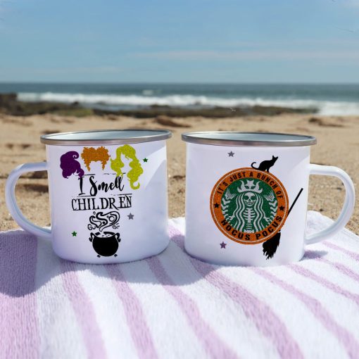 Gearhumans 3D I Smell Children SB Halloween Custom Camping Mug - Image 6