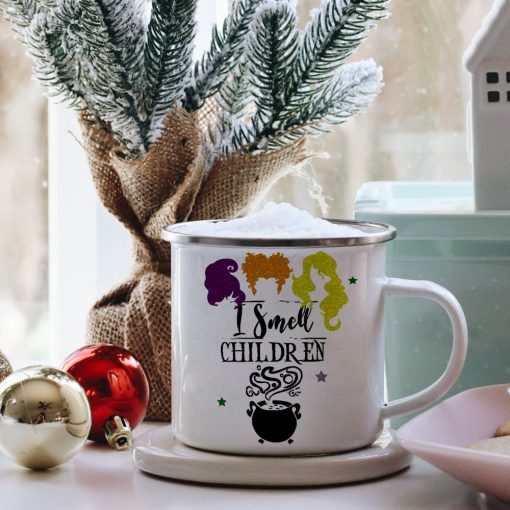 Gearhumans 3D I Smell Children SB Halloween Custom Camping Mug - Image 5